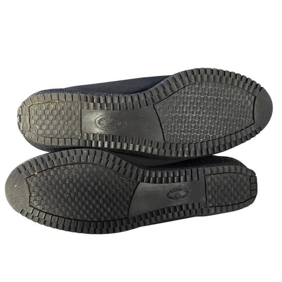 TOE WARMERS CANADA Womens Black Fleece Lined Winter Boots Easy On Size 11 Narrow - Picture 7 of 8